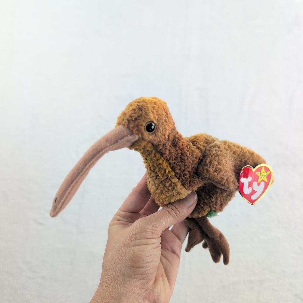 1998 Ty Beanie Babies "Beak" The Kiwi Bird With Tag